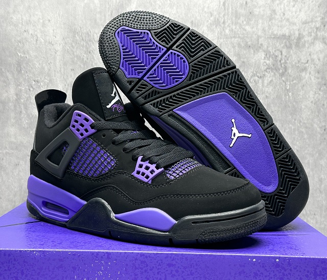 Air Jordan 4 Cement 2025 Purple Thunder